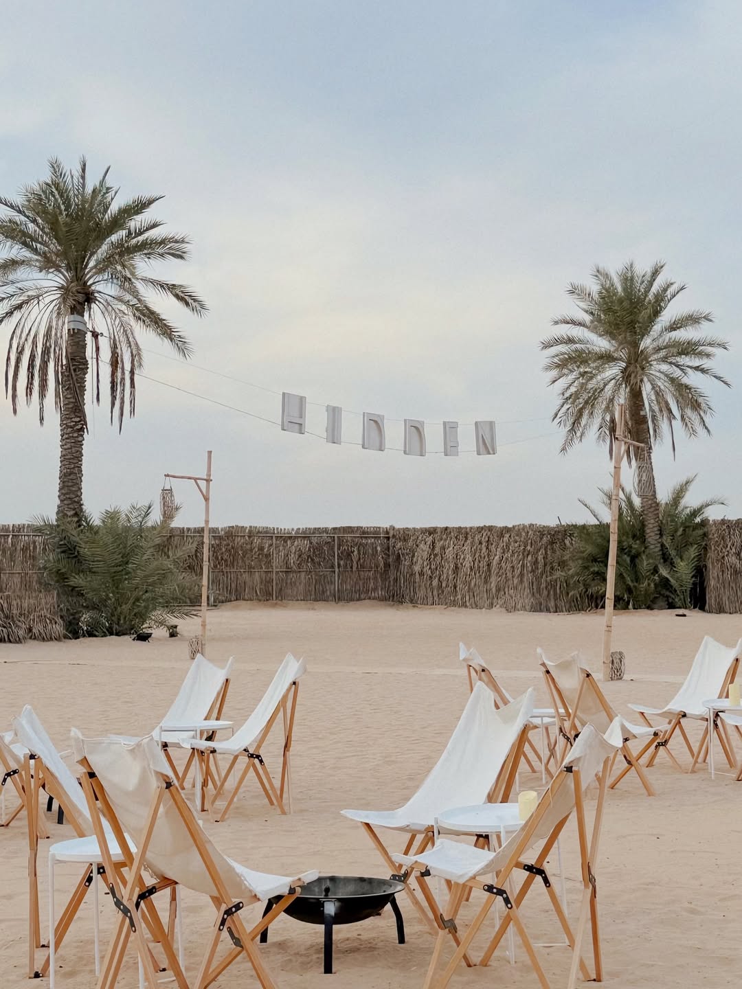 Desert cafe season at Hidden, Dubai
