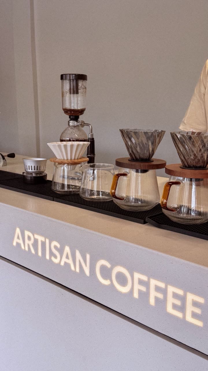 Pour over coffee bar