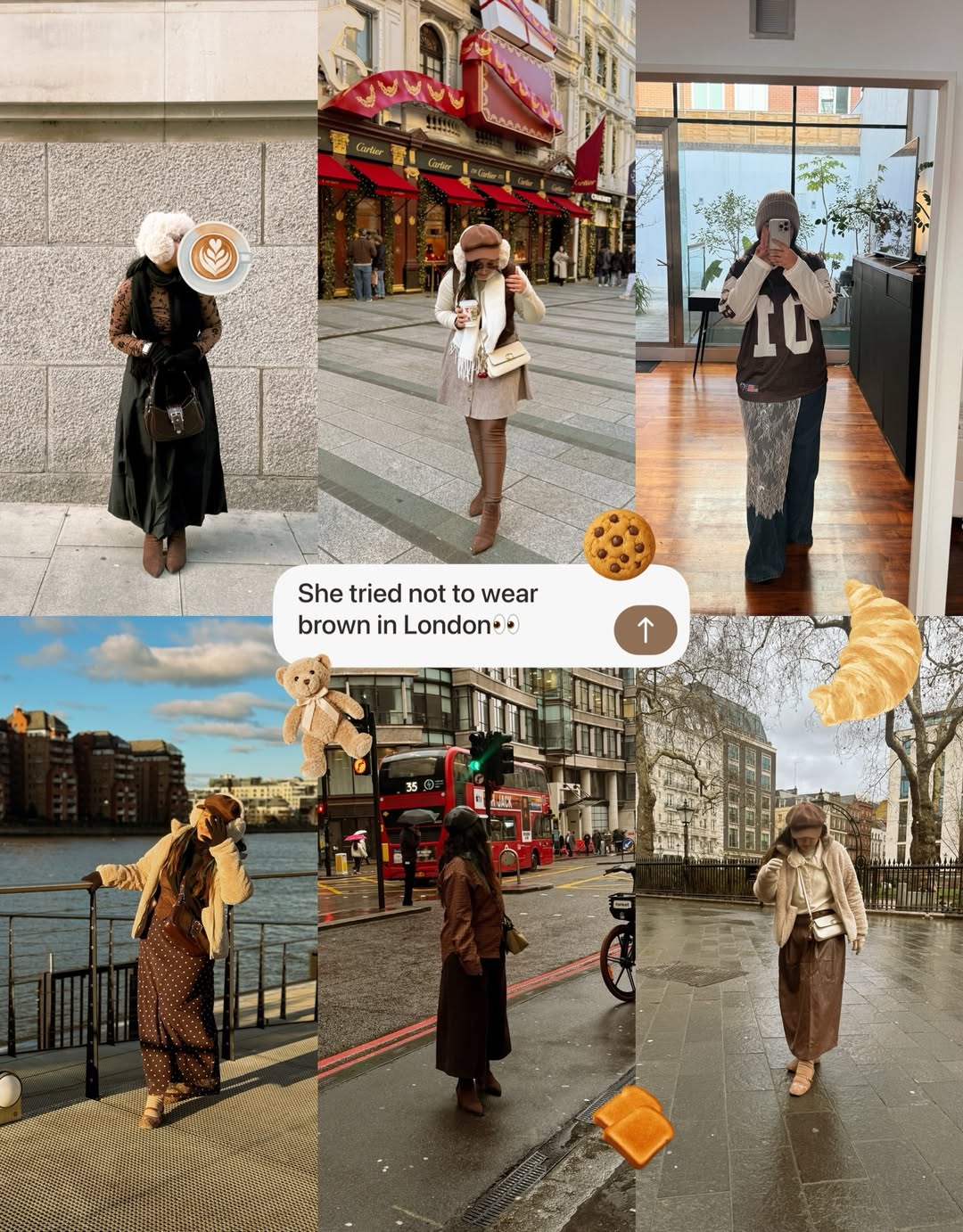 Autumn and winter browns outfit